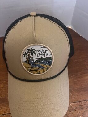Tan & Black Trucker Hat